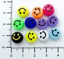 Cuentas infantiles smile transp. 10mm x 10 grs.