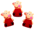 Dije de goma Peppa Pig x 1 un.