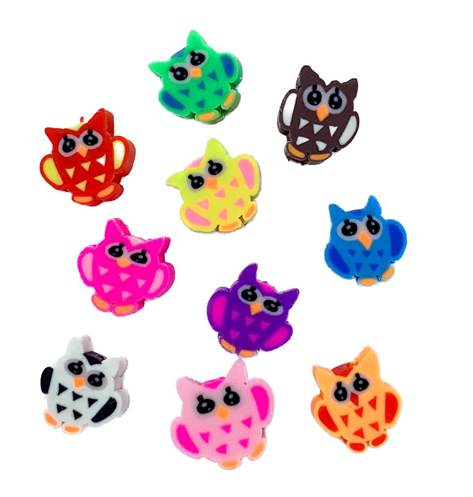 Fimo Búho x 5 un.