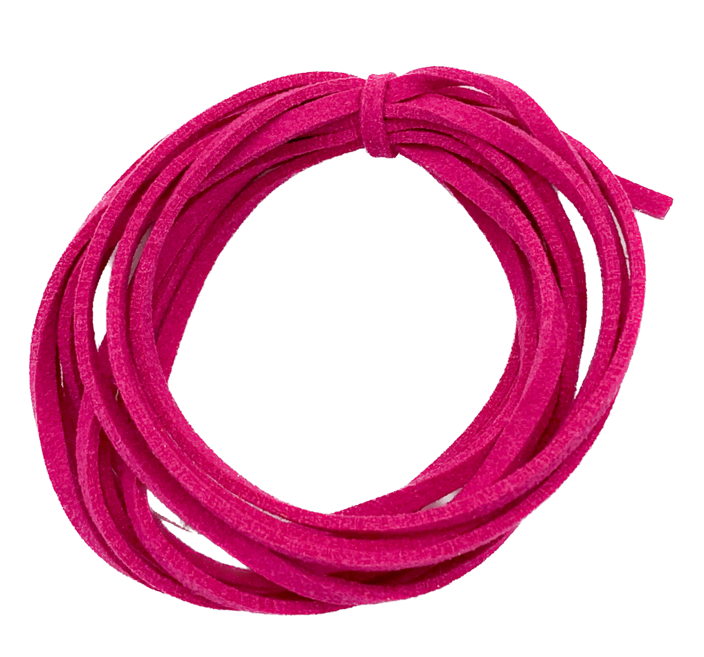 Cordón gamuza 3mm magenta