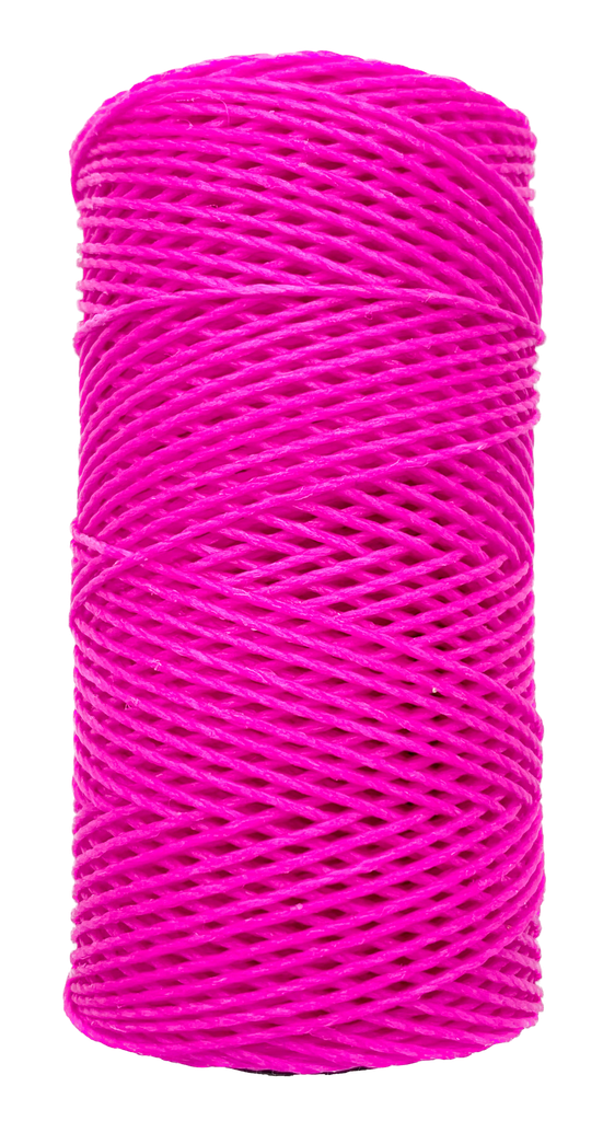 Hilo encerado x 70 mt fucsia flúor