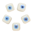 Ojos turcos cerámica cuadrados blancos 8x8 x 5un.