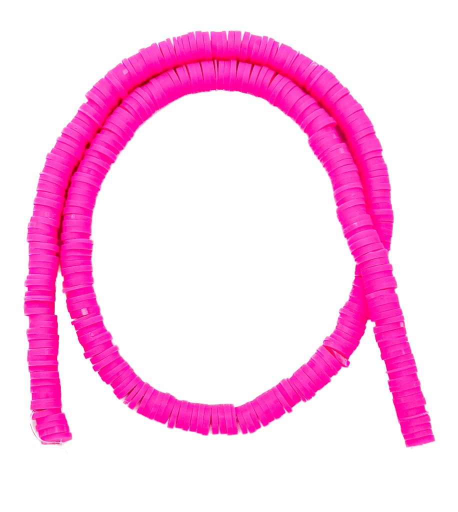 Tira Fimo plano 6mm fucsia