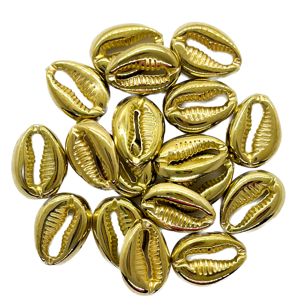 Dijes de mar caracol CCB dorado x 10gr