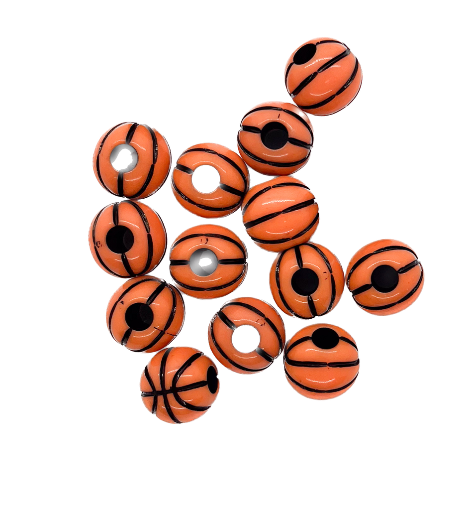 Pelotita basquet naranja 12mm  x 10 gr.