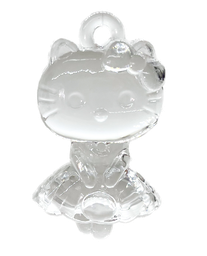 [10678] Cairel acrílico transparente Hello Kitty x 2un.