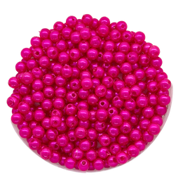 [11261] Perla plást. perlada fucsia 4mm x 10g