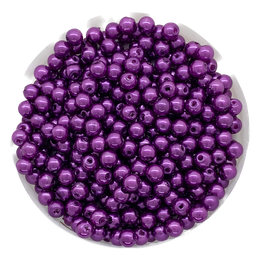 [11261] Perla plást. perlada violeta 4mm x 10g