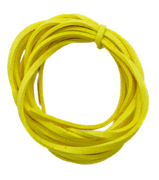 Cordón gamuza 3mm amarillo