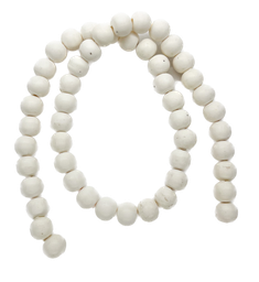 [10275] Bolita de fimo 10mm blanca x tira